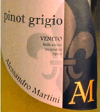 Alessandro Martini Wine Label