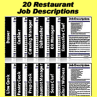 20 Restaurant Job Descriptions