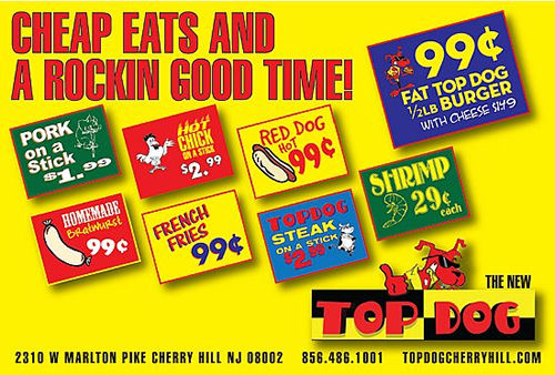 Top Dog Restaurant Ad